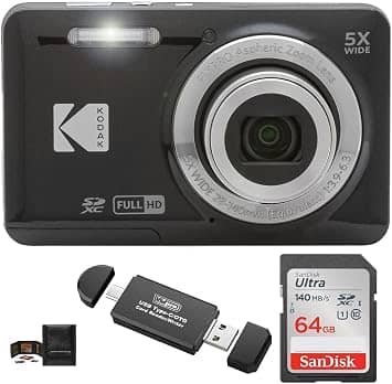Kodak FZ55 Digital Cameras Black New
