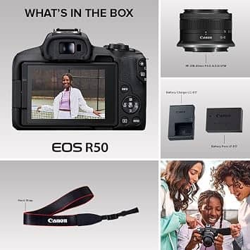 Canon EOS R50 Digital Cameras White Refurbished - Excellent