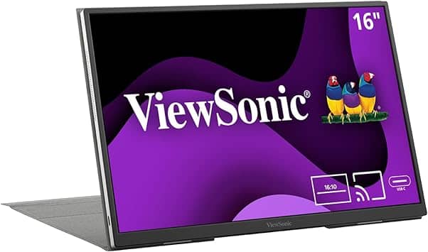 ViewSonic VG1656N Monitors Refurbished - Premium Black