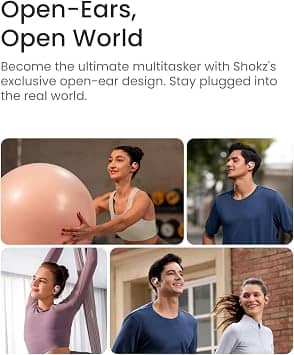 Shokz OpenFit Headphones & Earbuds New White