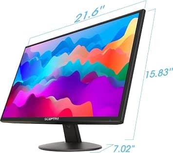Sceptre E249W Monitors New Black
