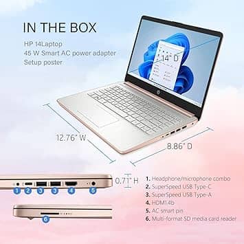 HP Stream 14 Computers New 64GB 4GB
