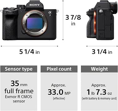 Sony Alpha 7 IV Digital Cameras Black New