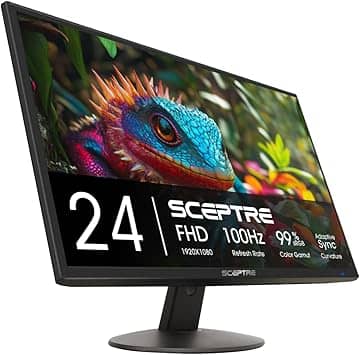 Sceptre E248W-FW100T.A1 Monitors New Black
