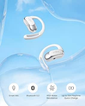 Shokz OpenFit Headphones & Earbuds New White