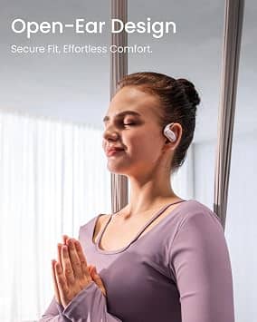 Shokz OpenFit Headphones & Earbuds New White
