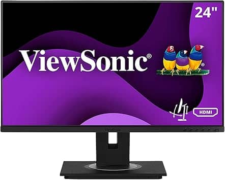 ViewSonic VG2448A Monitors New Black