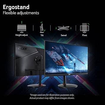 Acer XV271U Monitors New Black