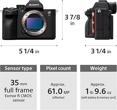 Sony Alpha 7R V Digital Cameras Black Refurbished - Excellent