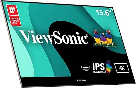 ViewSonic VX1655-4K Monitors New Black