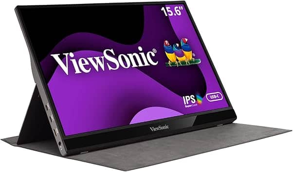 ViewSonic VG1655 Monitors Refurbished - Premium Black