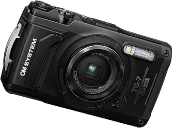OM SYSTEM Tough TG-6 Digital Cameras Red Refurbished - Excellent