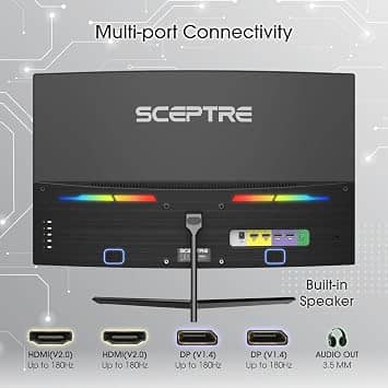 Sceptre C248B Monitors New Black
