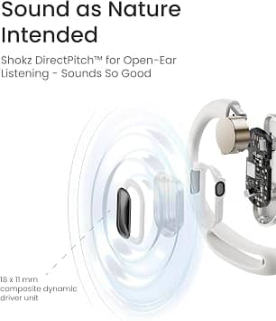 Shokz OpenFit Headphones & Earbuds New White