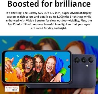Samsung Galaxy A25 Cell Phones Black 128G New Verizon