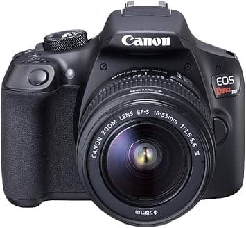 Canon EOS Rebel T6 Digital Cameras Black Refurbished - Excellent