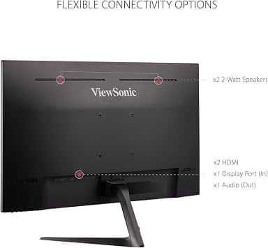 ViewSonic VX2718-P-MHD Monitors Refurbished - Excellent Black