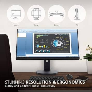 ViewSonic VG2455-2K Monitors Open-Box Excellent Black