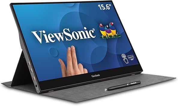 ViewSonic TD1655 Monitors New Gray
