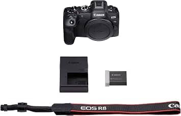 Canon EOS R8 Digital Cameras Black New