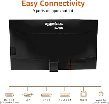 Amazon 27E2UA Monitors New Black