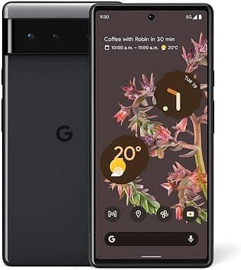 Google Pixel 6 Cell Phones Black 128G New AT&T