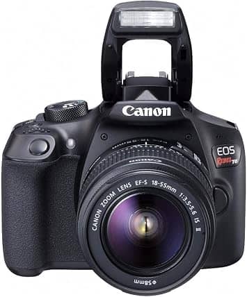 Canon EOS Rebel T6 Digital Cameras Black Refurbished - Excellent