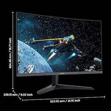 KOORUI 24E6CA Monitors New Black