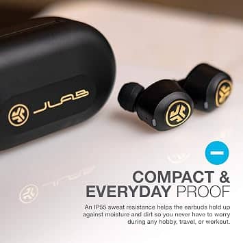 JLab JBuds Air Headphones & Earbuds Open-Box Excellent Black