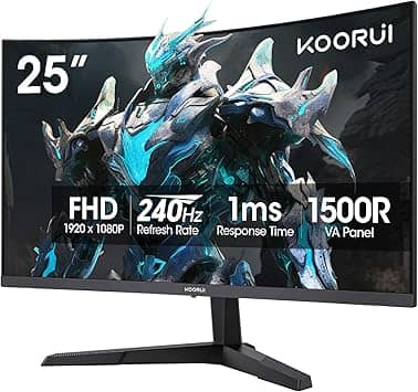 KOORUI G2511XC Monitors New Black