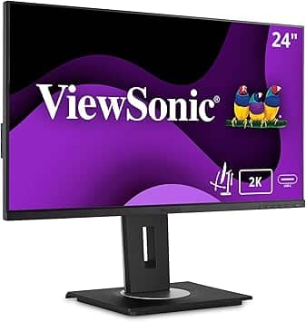 ViewSonic VG2455-2K Monitors Open-Box Excellent Black