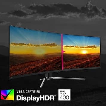 MSI MPG 491CQP QD-OLED Monitors Used - Like New Black