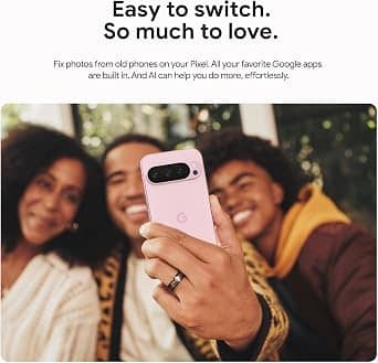 Google Google Pixel 9 Pro Cell Phones Black 128G Refurbished - Excellent Spectrum mobile