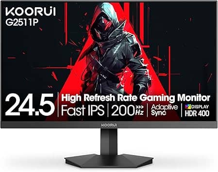 KOORUI G2511P Monitors New Black