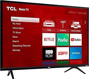 TCL 40s325 TVs Used - Good Black