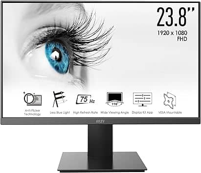 MSI Pro MP241X Monitors New Black