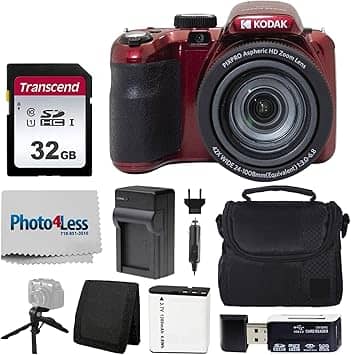 Kodak AZ42 Digital Cameras Red New