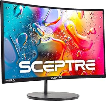 Sceptre C248W Monitors New Black