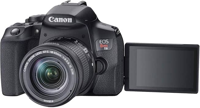Canon EOS Rebel T8i Digital Cameras Black Refurbished - Excellent