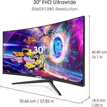 Sceptre C305B Monitors New White