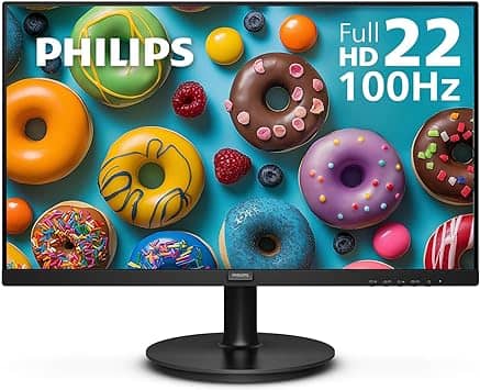 Philips 221V8LB Monitors New Black