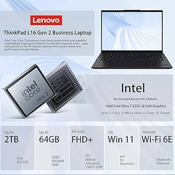 Lenovo ThinkPad L16 Computers New 1.5TB 12GB
