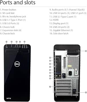 Dell XPS 8930 Computers Open-Box Excellent 1TB 64GB