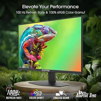 Sceptre E248W-FW100T.A1 Monitors New Black