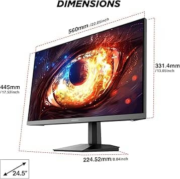 KOORUI G2511P Monitors New Black