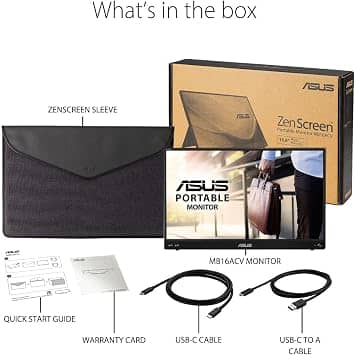 ASUS MB16ACV Monitors New Red