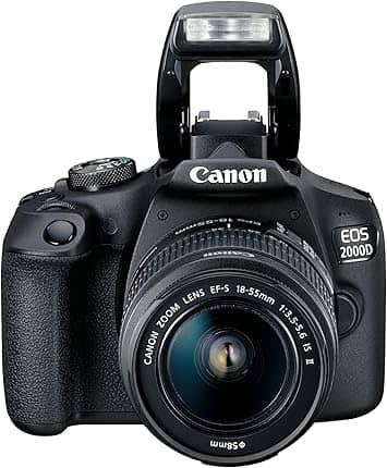 Canon EOS 2000D Digital Cameras Black Refurbished - Excellent