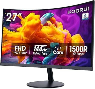 KOORUI 27N5CA Monitors New Black