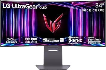 LG 34GS95QE Monitors New Black