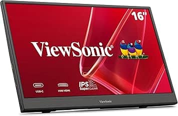 ViewSonic VA1653 Monitors Refurbished - Excellent Black
